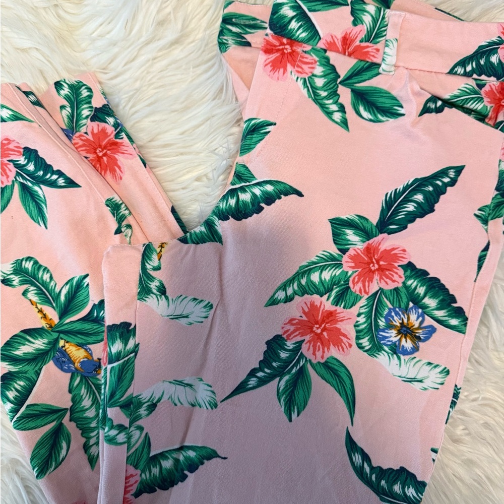 Old Navy Pixie Pink Floral Pants - Picture 5 of 8